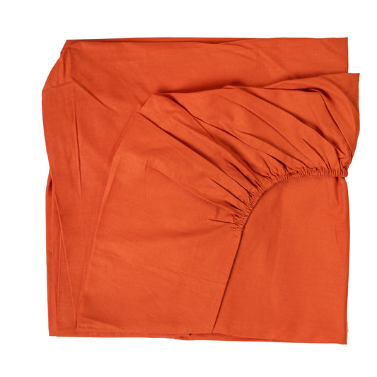 Drap Housse Cododo Berceau 50 cm x 85 cm Terracotta
