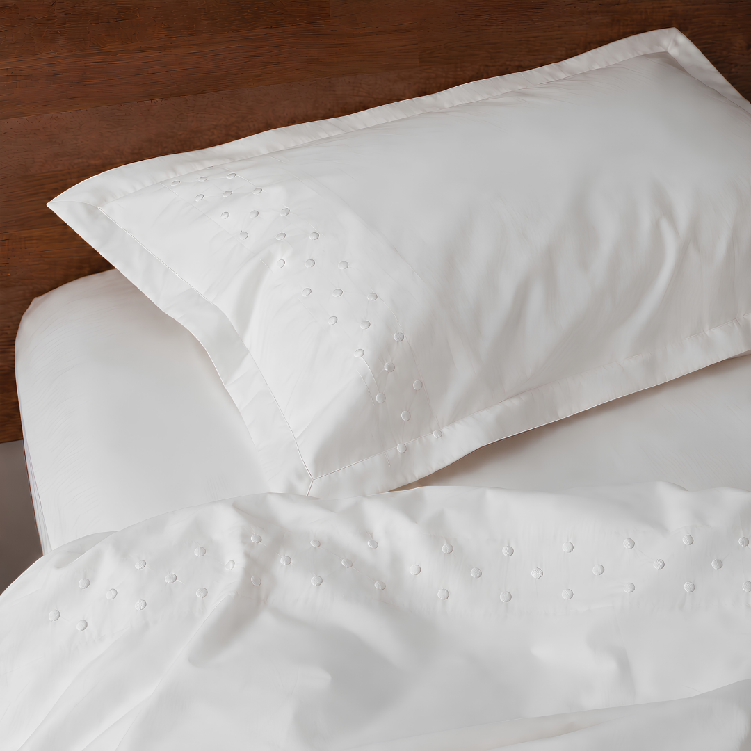 Ensemble Drap 2 Places + Taies brodé Maman - Ton sur Ton