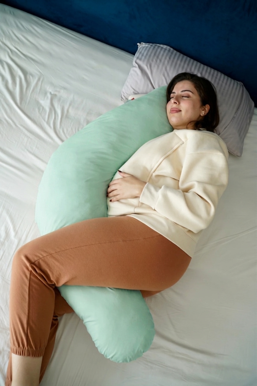 Coussin de grossesse Vert Eau